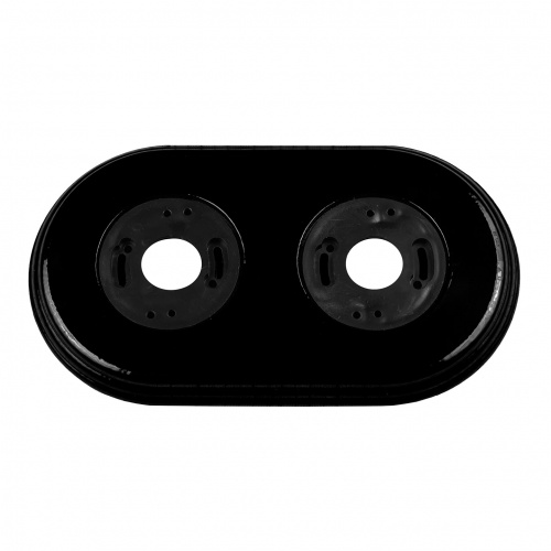 Изображение товара BIRONI Шедель/Лизетта Керамика Черный Рамка 2-ая (скрытый и накладной монтаж)