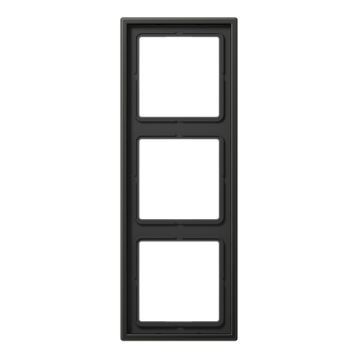 Изображение товара JUNG LS 990 Антрацит (лакир. алюминий) Рамка 3-ая