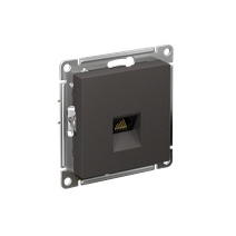 Изображение товара Systeme Electric AtlasDesign Базальт Розетка компьютерная RJ45, кат. 6A, механизм