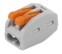 Изображение товара ЭРА Клемма серия 412 с рычагом 2 отверстия 0.08-2.5мм2 упаковка 2 шт.