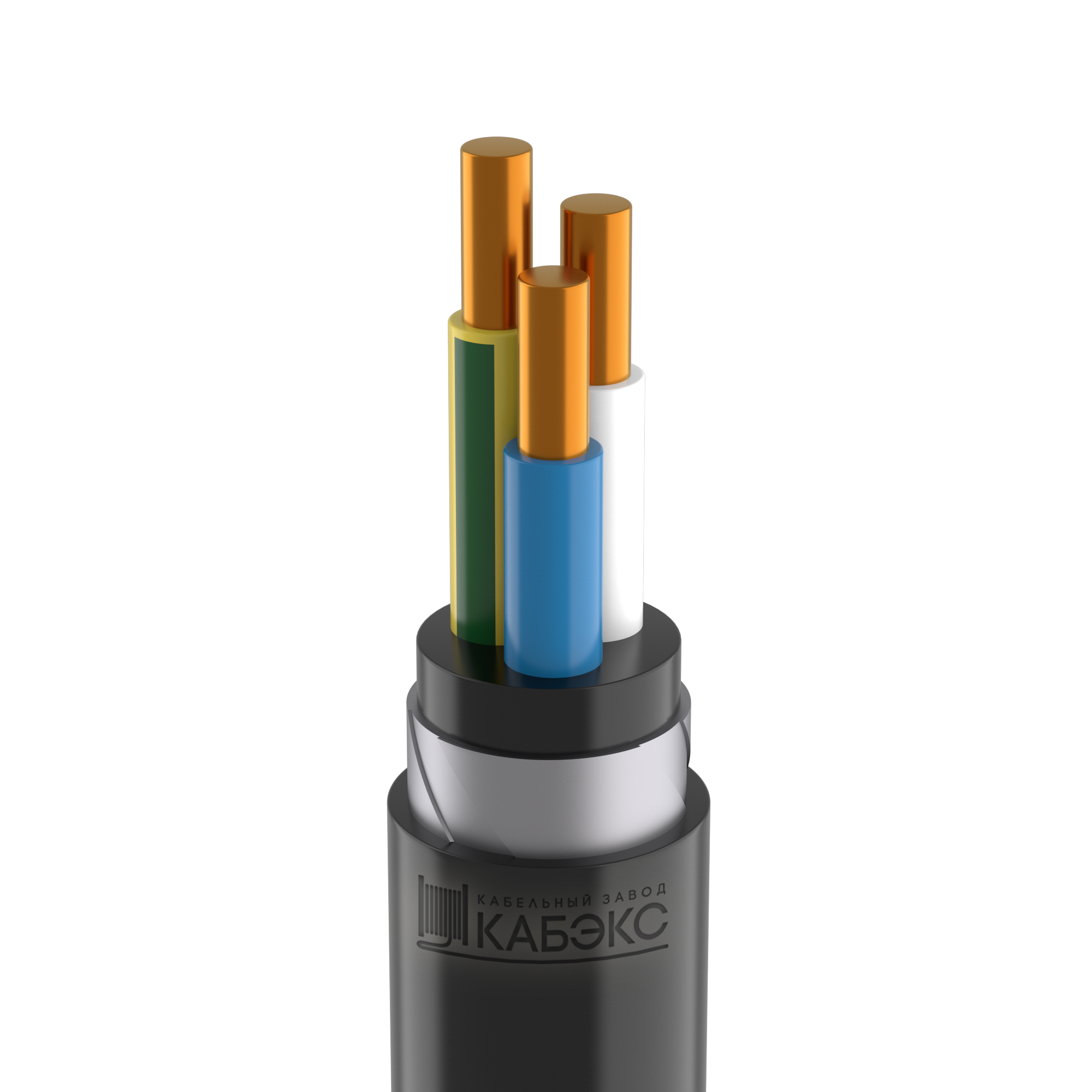 Изображение товара Кабель силовой бронированный ВБШвнг(А) -LS 3х2,5 ок-0,66 Кабэкс