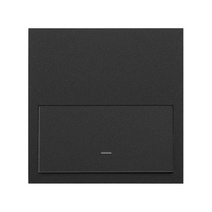 Изображение товара Simon 100 Черный матовый Кит 1 пост, фронт. 1 рамка «минимум» + 1 клавиша выключателя