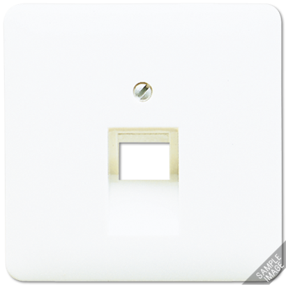 Изображение товара JUNG CD 500/CD plus Бежевая Накладка 1-ой наклонной ТЛФ/комп розетки