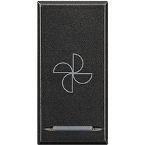 Изображение товара BT MH Axolute Антрацит Клавиша функциональная с симв вентилятор 1 мод.