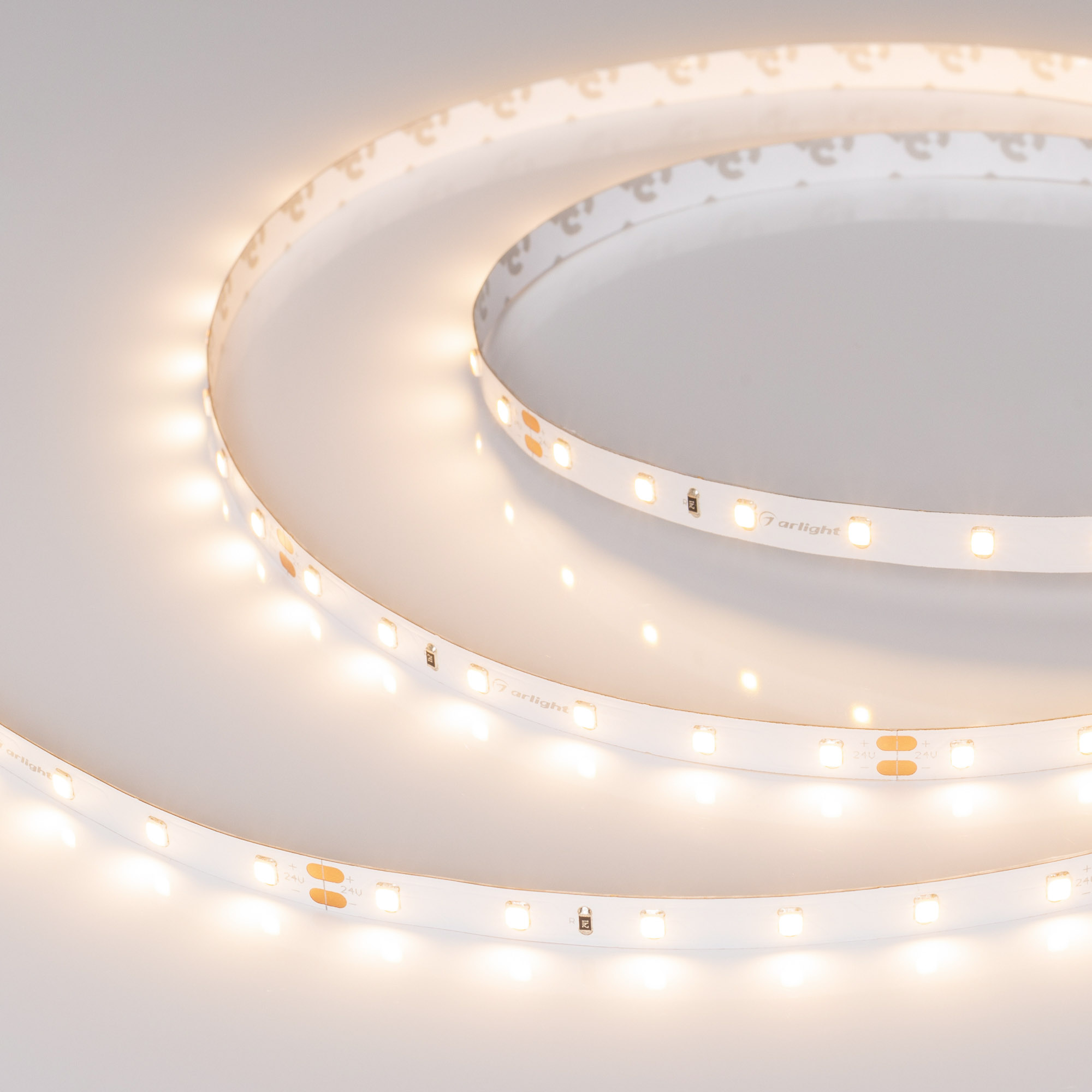 Изображение товара RT-A60-8mm 24V Warm3000 - тёплый свет 2900-3100 K, 5 м, 60LED/м