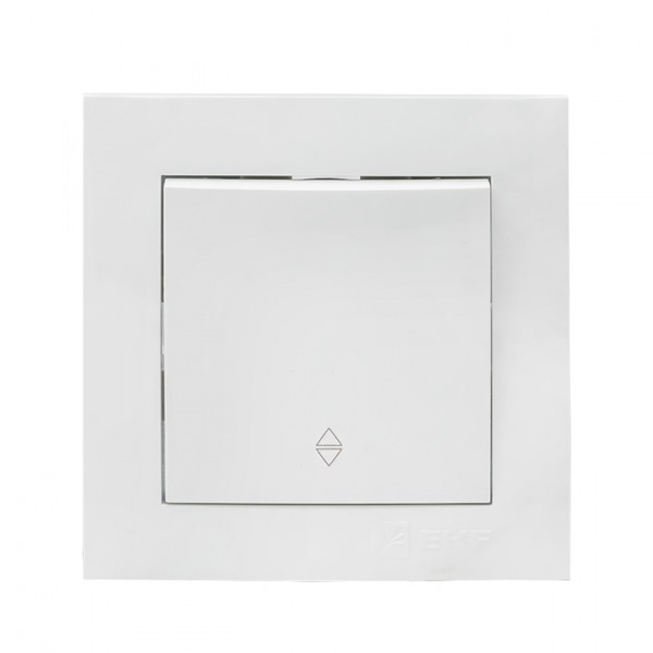 Изображение товара EKF PROxima Валенсия выключатель 1-кл. 10А белый проходной.