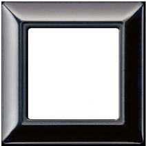 Изображение товара JUNG Рамка 1-кратная для вертикальной и горизонтальной установкичерная