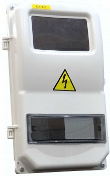 Изображение товара EKF ЩУРн-П 1/8: IP55, щит учета с окном, 366×200×117 мм