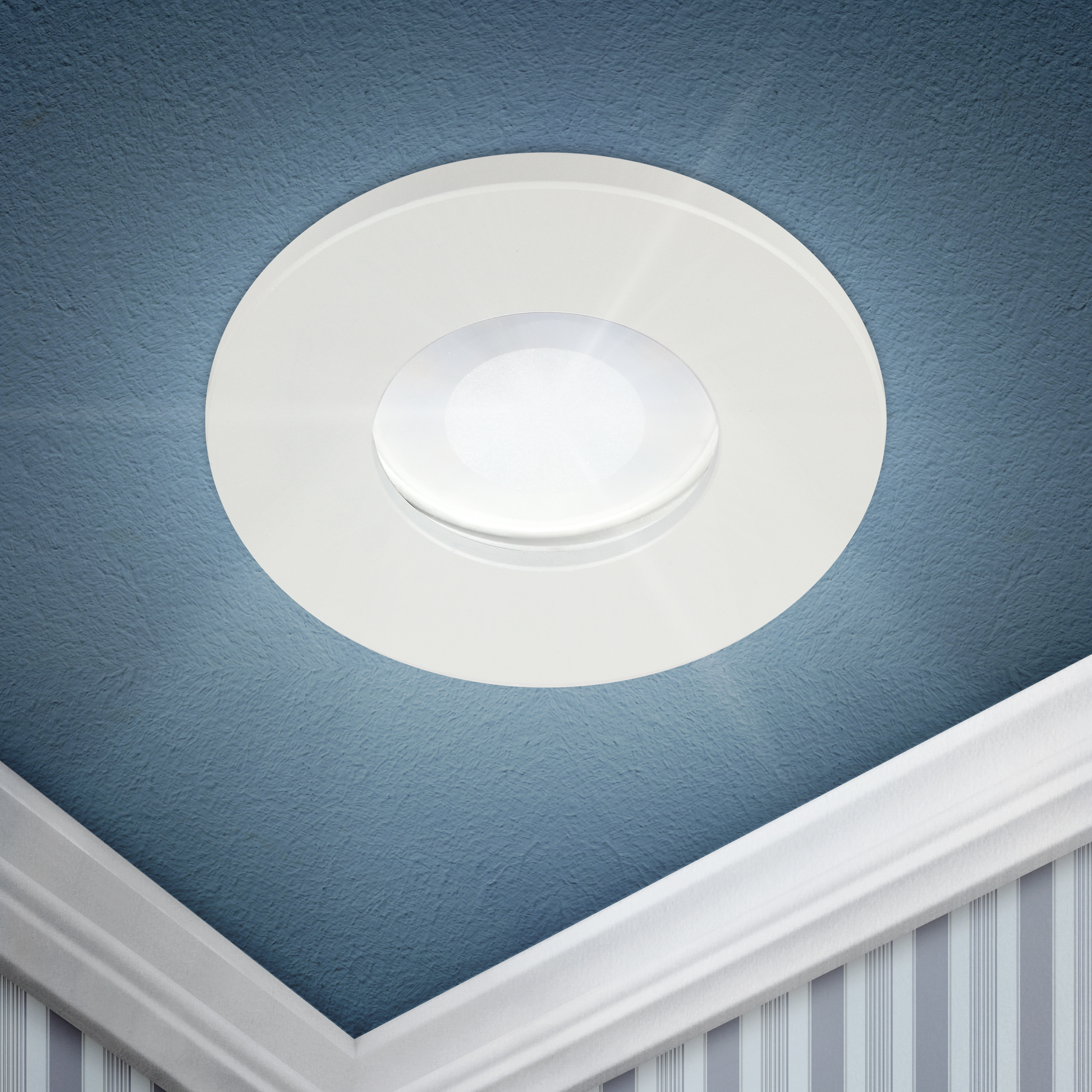 Изображение товара ЭРА Встраиваемый светильник влагозащищенный WR3 WH под лампу MR16 GU5.3 IP44 белый