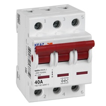 Изображение товара КЭАЗ OptiDin ВМ63PL Выключатель нагрузки 3P 40А 400В (BM63PL-340-УХЛ3).