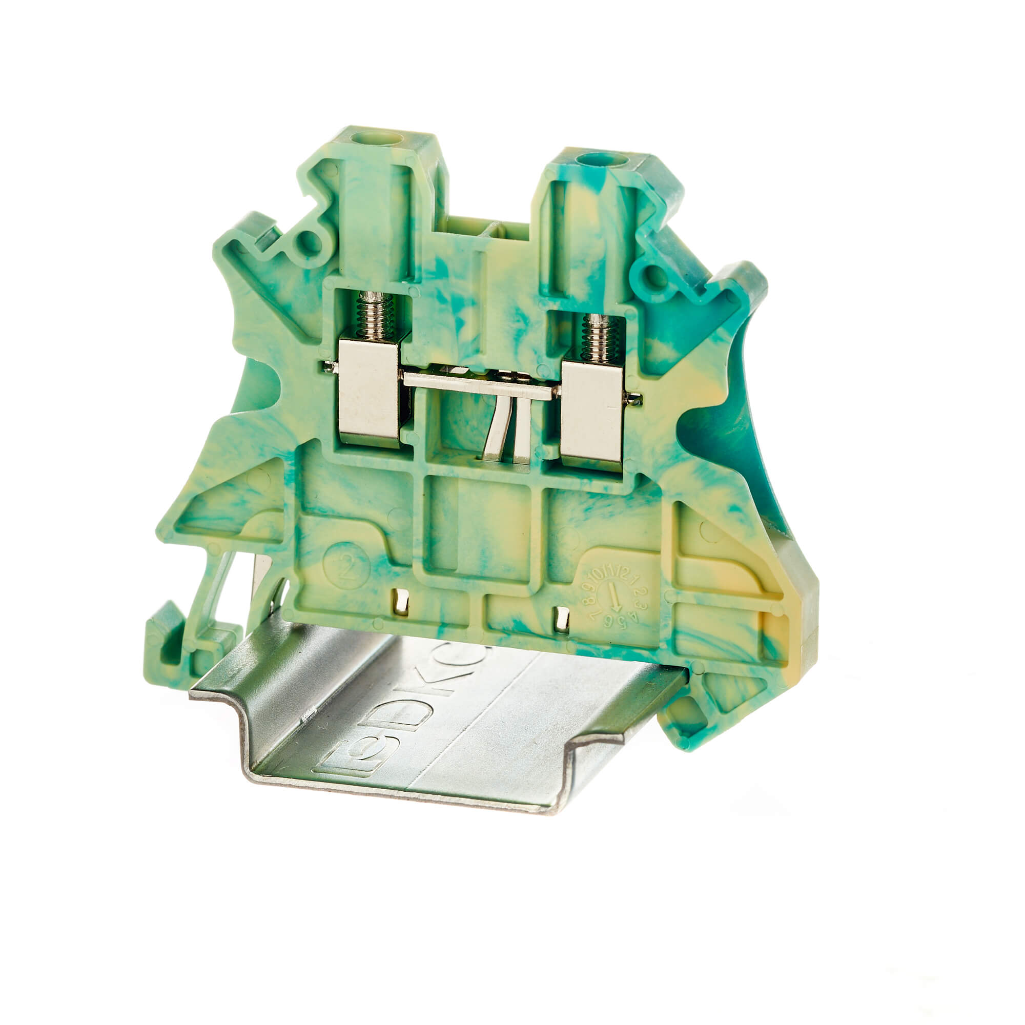 Изображение товара DKC Nuputuk Клемма заземления, винтовой зажим, 2 точки подключения, 2.5 кв.мм