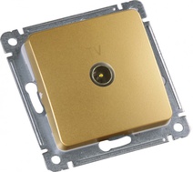 Изображение товара Hegel Мастер внутр Золото РСТВ-401-07 Розетка телевизионная оконечная, механизм