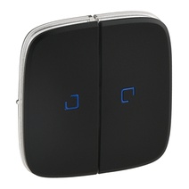 Изображение товара Legrand Valena ALLURE Антрацит Клавиша 2-ая с подсветкой/индикацией.