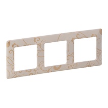 Изображение товара Legrand Valena LIFE Ампир бежевый Рамка 3-ая.