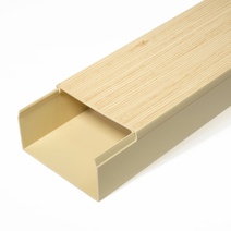 Изображение товара Промрукав Кабель-канал сосна 2-й замок в п/э 80х40 (12 м/уп)