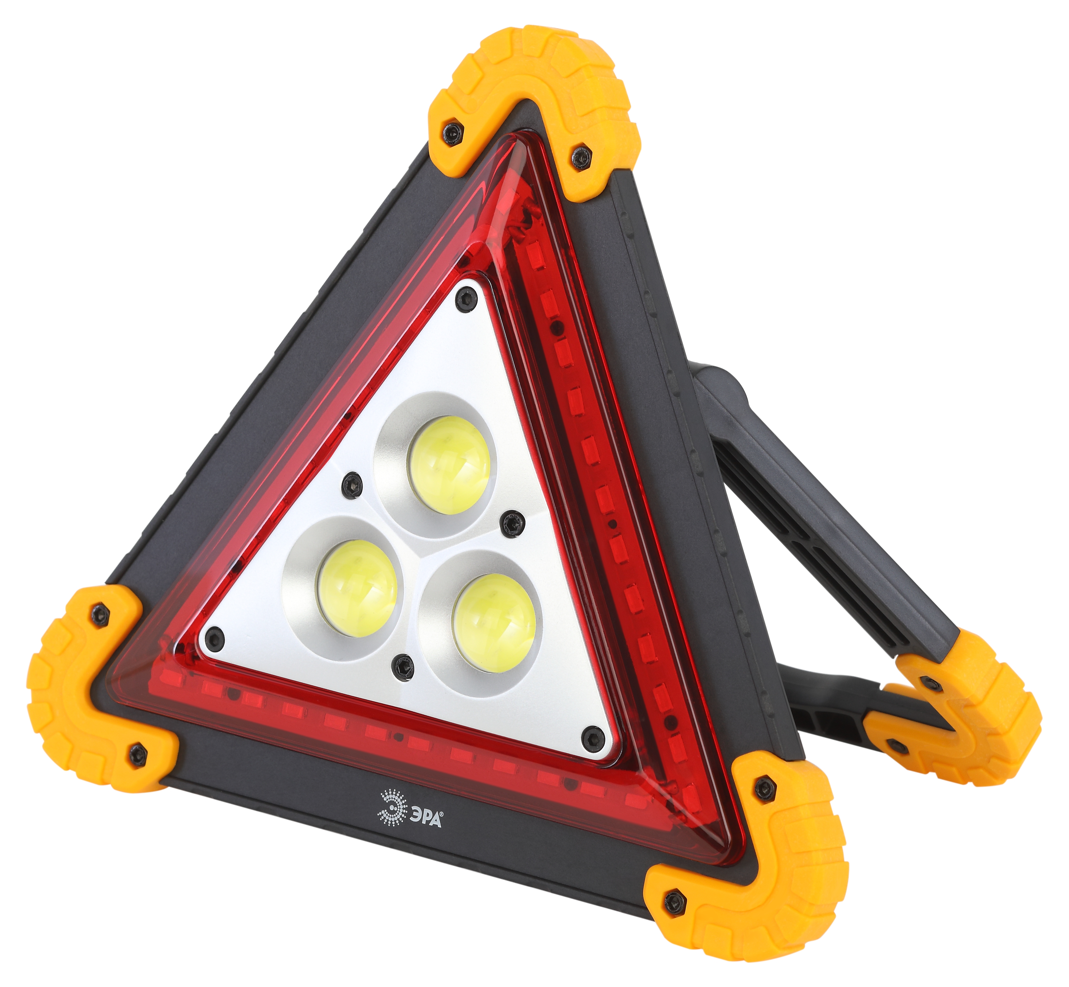 Изображение товара ЭРА Фонарь автомобильный  AA-801 аккумуляторный, светодиодный, аварийный знак [15 Вт, COB+LED, power bank]