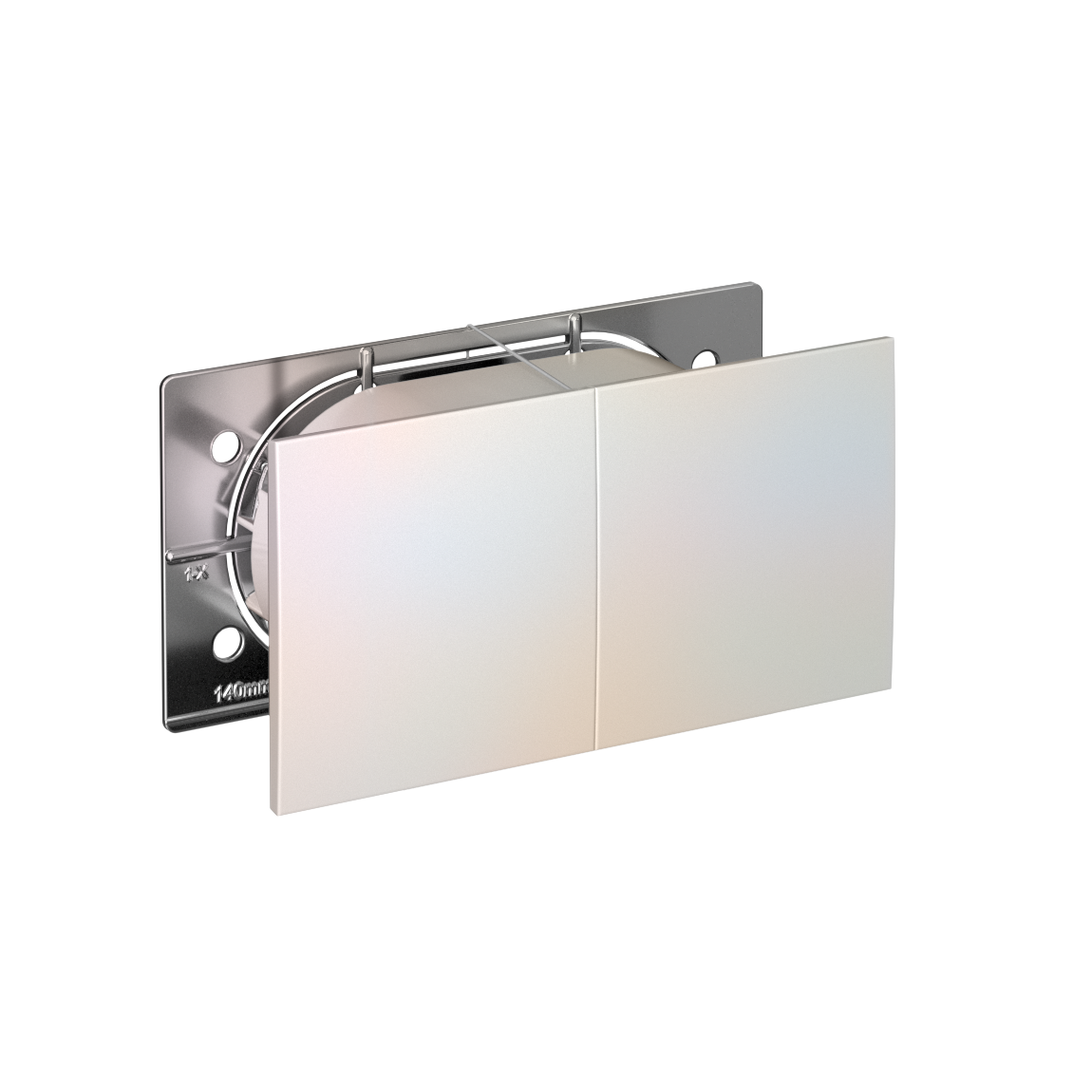 Изображение товара Systeme Electric AtlasDesign Жемчуг Розетка с/з двойная, со шторками, с крышкой, 16А, в сборе