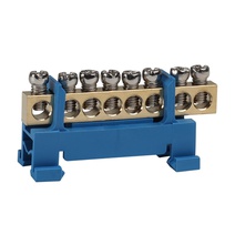 Изображение товара КЭАЗ Шина нулевая тип Стойка OptiKit BB-S-N-DIN-8-6х9-синий.