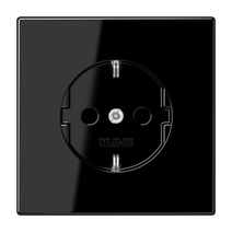 Изображение товара JUNG LS 990 Черная Розетка Schuko 16A, 250V Изображение товара JUNG LS 990 Черная Розетка Schuko 16A, 250V