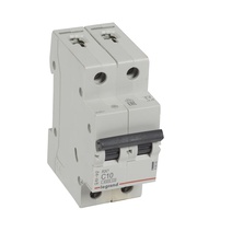 Изображение товара Legrand RX3 Автоматический выключатель 2P 10А (C) 4,5kA.