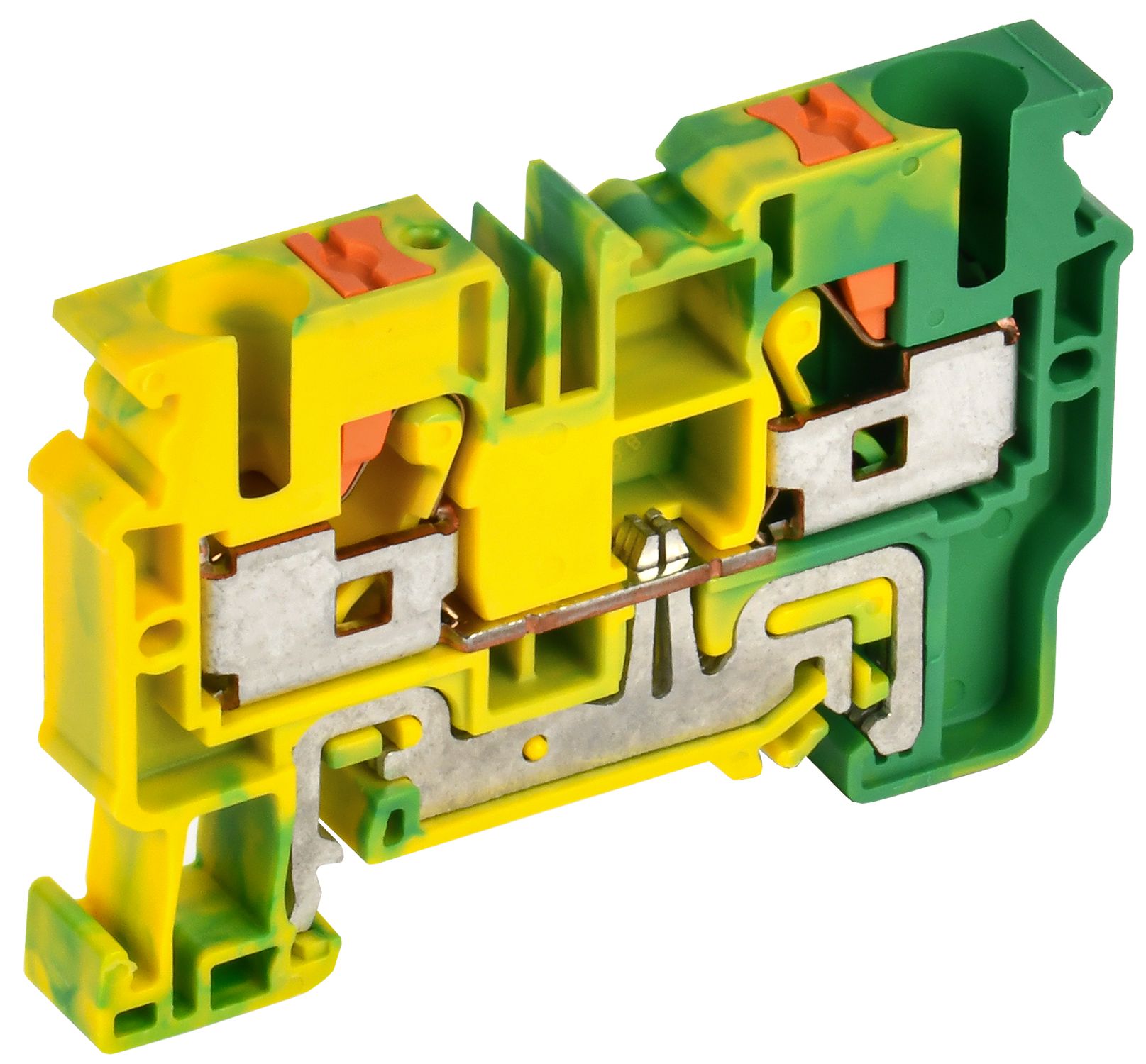 Изображение товара IEK Колодка клеммная CP-PEN земля 10мм2 желто-зеленая