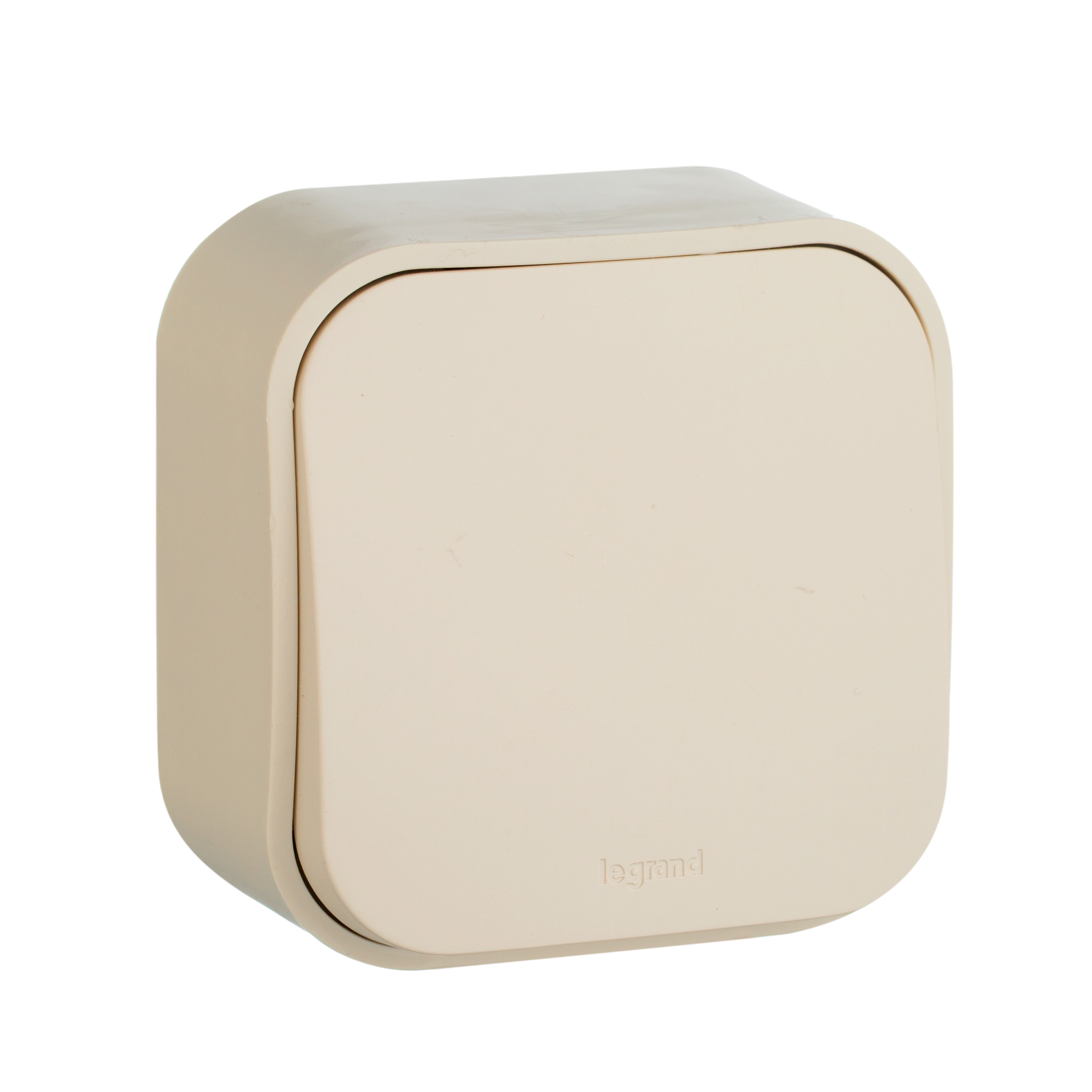 Изображение товара Legrand Quteo Бежевый Кнопка 1-клавишная 6А.