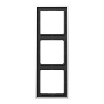 Изображение товара Рамка алюминиевая JUNG LS 990 3-ая для электроустановочных устройств