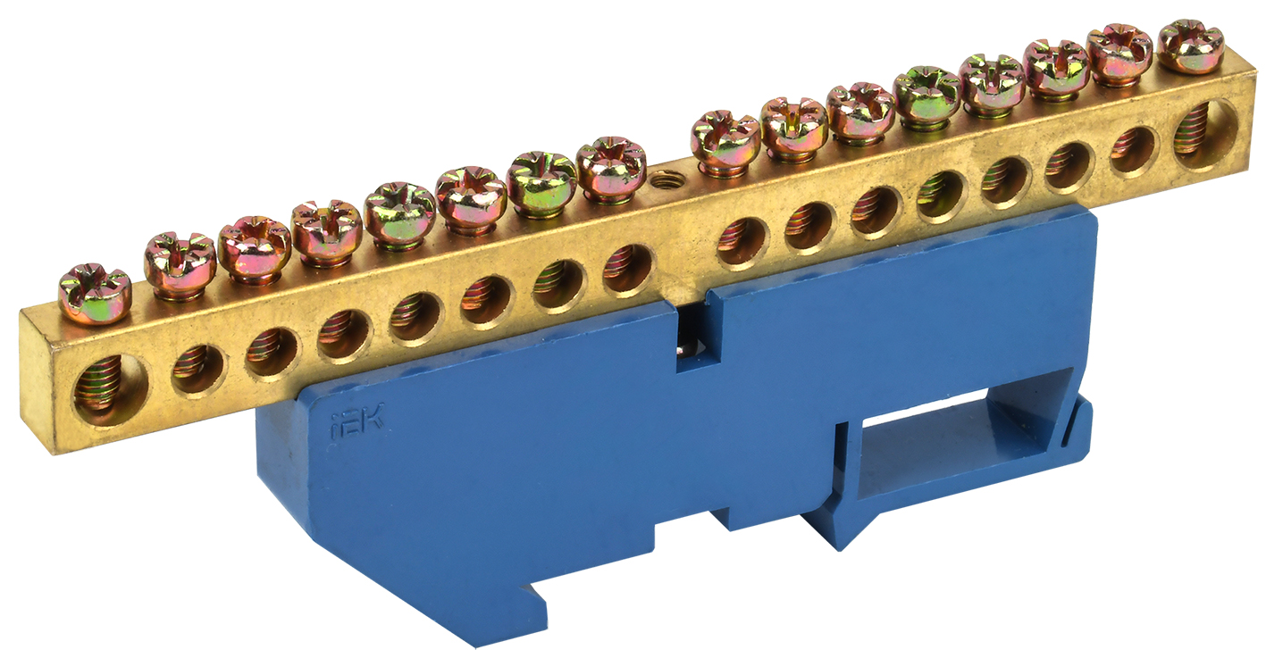 Изображение товара IEK Шина N ноль на DIN-изол ШНИ-8х12-16-Д-С