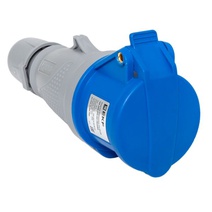 Изображение товара EKF PROxima Розетка переносная 213 2Р+РЕ 16А 220В IP44.