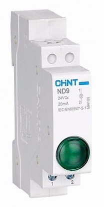 Изображение товара CHINT Индикатор ND9-1/g зеленый, AC/DC230В (LED)