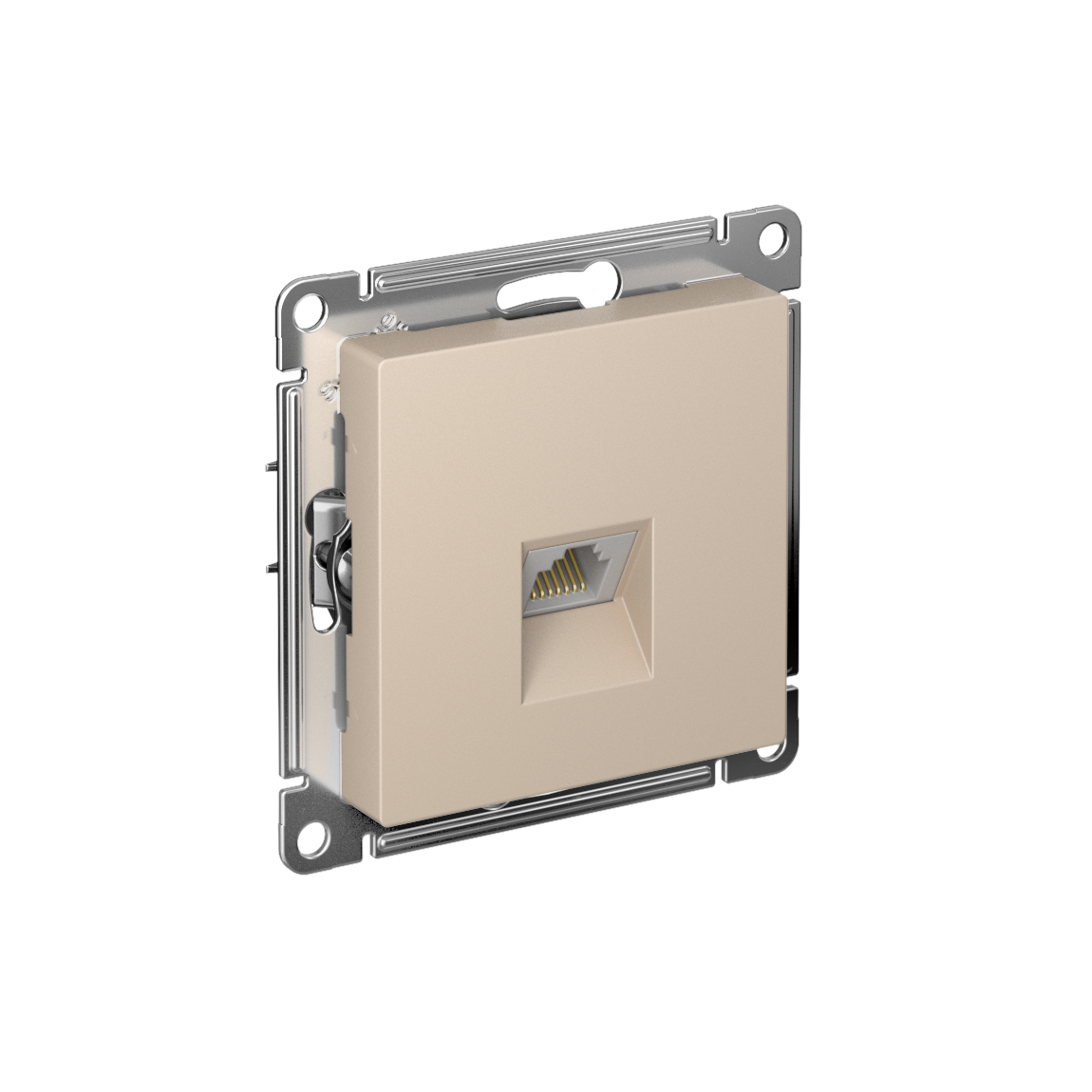 Изображение товара AtlasDesign Песочный: RJ45 6A, механизм с накладкой