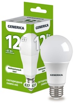 Изображение товара IEK GENERICA Лампа LED A60 груша 12Вт 230В 4000К E27
