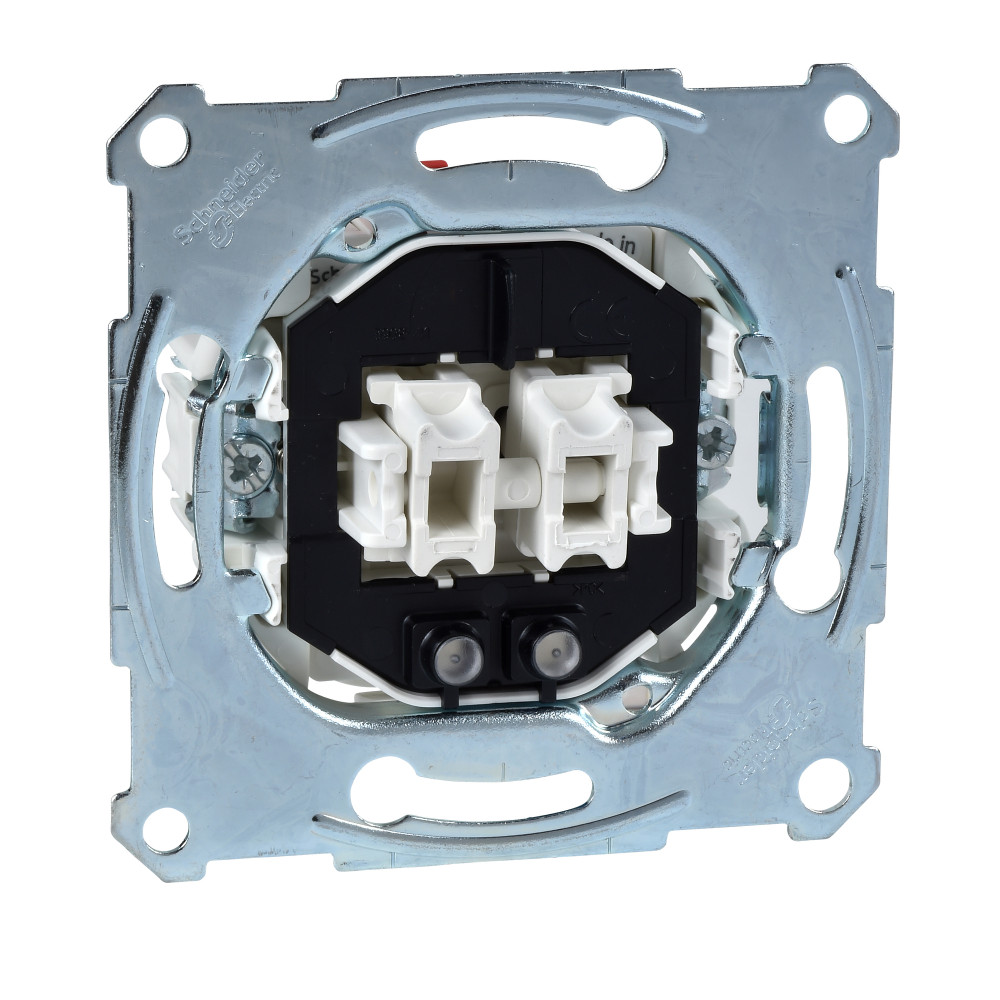 Изображение товара Schneider Electric Merten Механизм QuickFlex Выключателя 1-полюсного для 2-х цепей, с индикацией