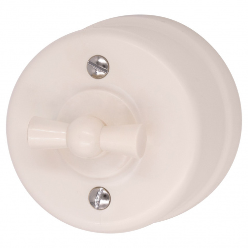 Изображение товара BIRONI Лизетта Пластик Песочное золото Выключатель проходной 1-кл