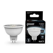 Изображение товара Gauss Лампа MR16 5W 530lm 4100K GU5.3 LED