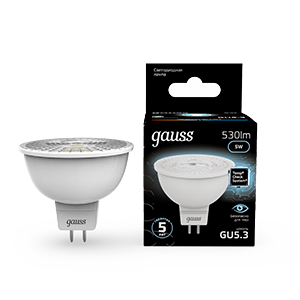 Изображение товара Gauss Лампа MR16 5W 530lm 4100K GU5.3 LED