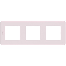 Изображение товара Legrand/Daccord INSPIRIA Розовый Рамка - 3 поста.
