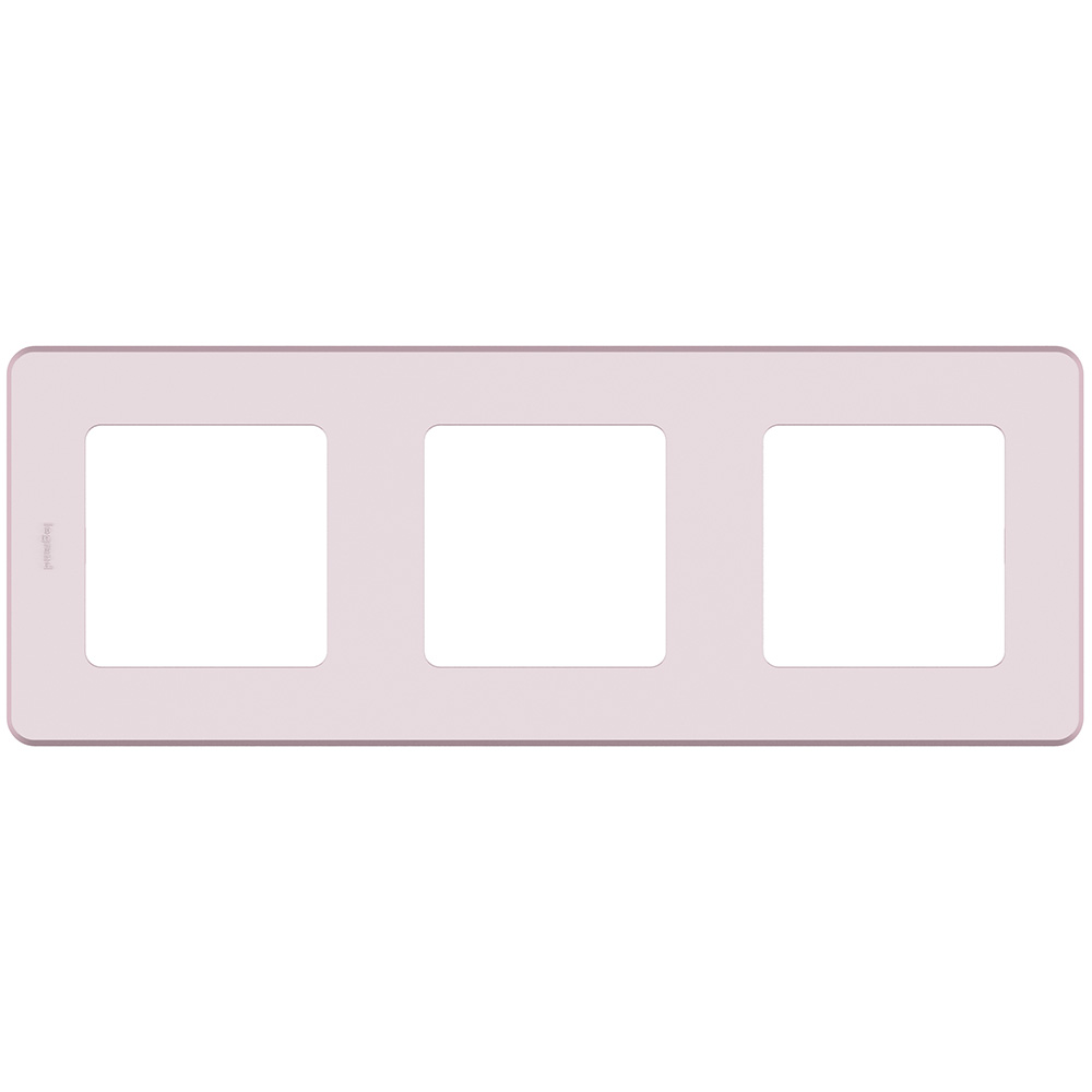 Изображение товара Рамка декоративная Inspiria 3 поста розовая для горизонтального вертикального монтажа