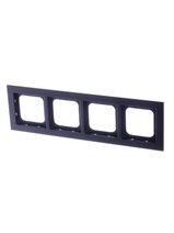 Изображение товара ABB Axcent металл/матовый черный Рамка 4-постовая