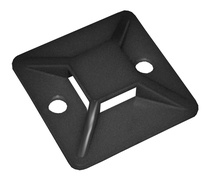 Изображение товара IEK Площадка самоклеящаяся 25х25 черная под хомуты (20шт)