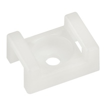 Изображение товара REXANT Площадка для крепления стяжки (ПС-2) 22x16 мм, белая, упаковка 10 шт..