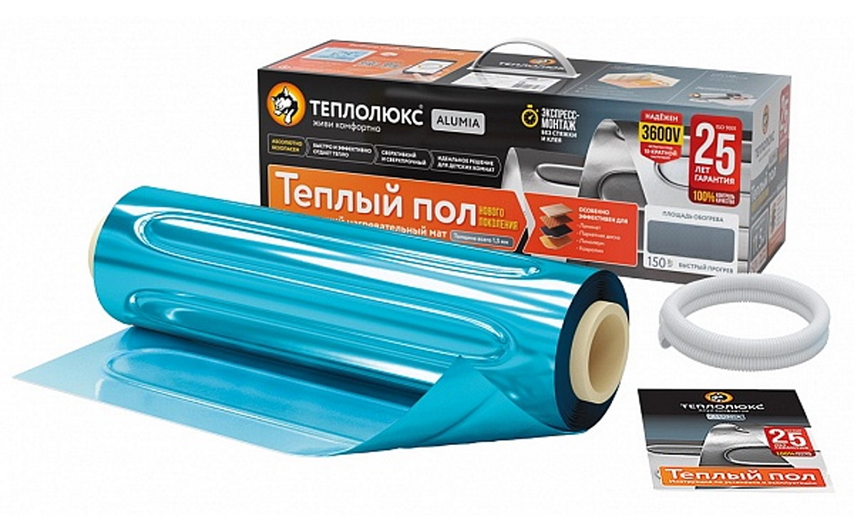 Изображение товара Мат нагревательный "Теплолюкс" Alumia 1350 Вт/9,0 кв.м