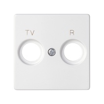 Изображение товара Simon 82 Белая Накладка розетки TV 1-ая (символ R-TV)