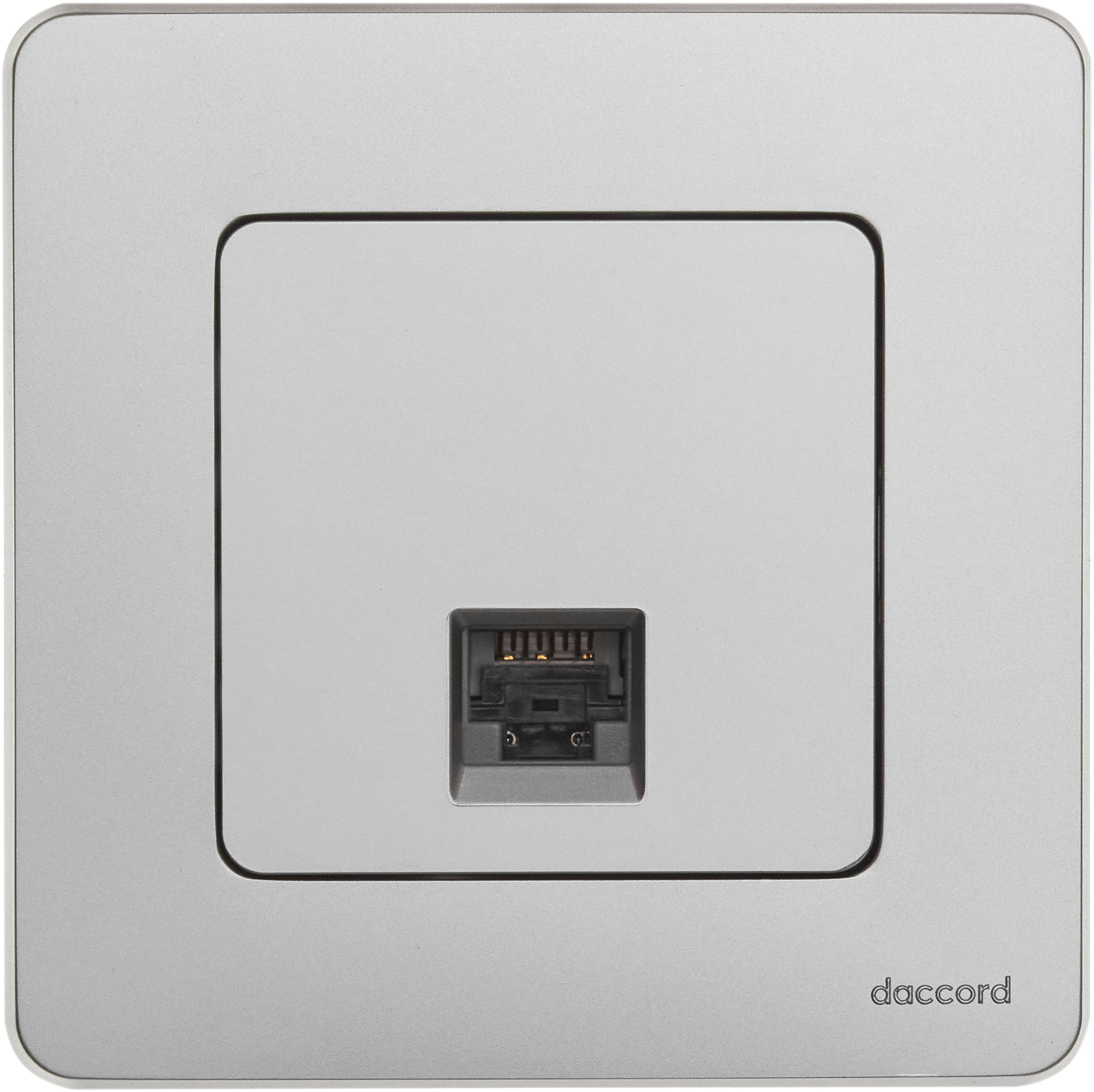 Изображение товара Legrand/Daccord INSPIRIA Алюминий Информационная розетка RJ 45 - категория 6 - UTP.