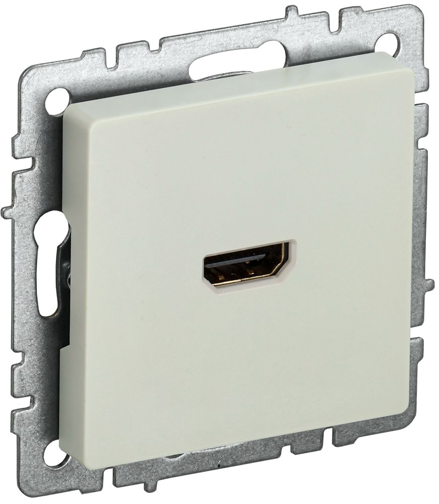 Изображение товара IEK BRITE BASE Бежевый Розетка HDMI РHDMI-0-БрКр