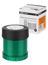 Изображение товара TDM Модуль светосигнальный 70 мм зеленый (LED 24В DC) IP54