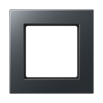 Изображение товара JUNG A550 Матовый антрацит Рамка 1-ая для вертикальной и горизонтальной установки