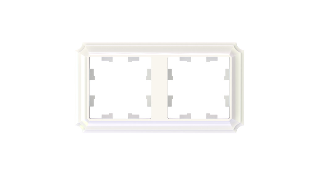 Изображение товара Systeme Electric AtlasDesign Antique Жемчуг Рамка 2-ая, универсальная