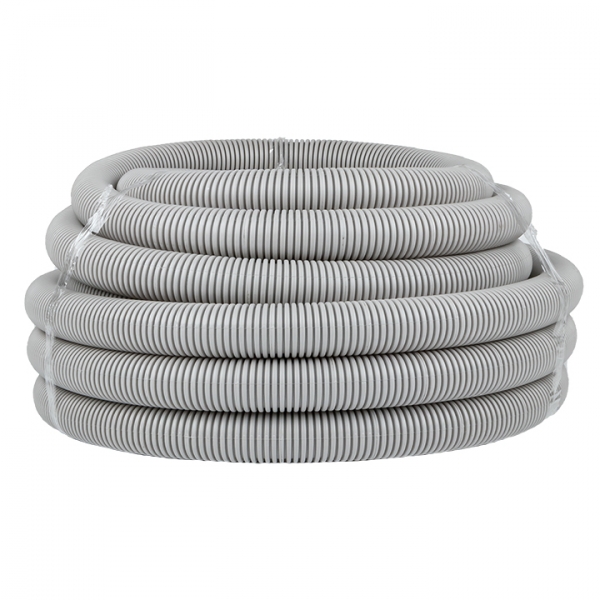 Изображение товара Гофрированная труба ПВХ EKF PROxima d40, 15 м, зонд