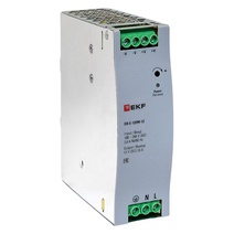 Изображение товара EKF Блок питания на дин рейку 120 вт,Uвх ~ 220 В AC , Uвых - 12 В DC постоянного тока.